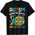 Autism Making The World A More Colorful Place Autistic Kids Apparel | Premium Quality | Aesthetic Casual Look