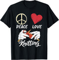 Peace Love Knitting Crocheting Yarn Knitter Yarn Supply | High Search Volume | Customer Favorite