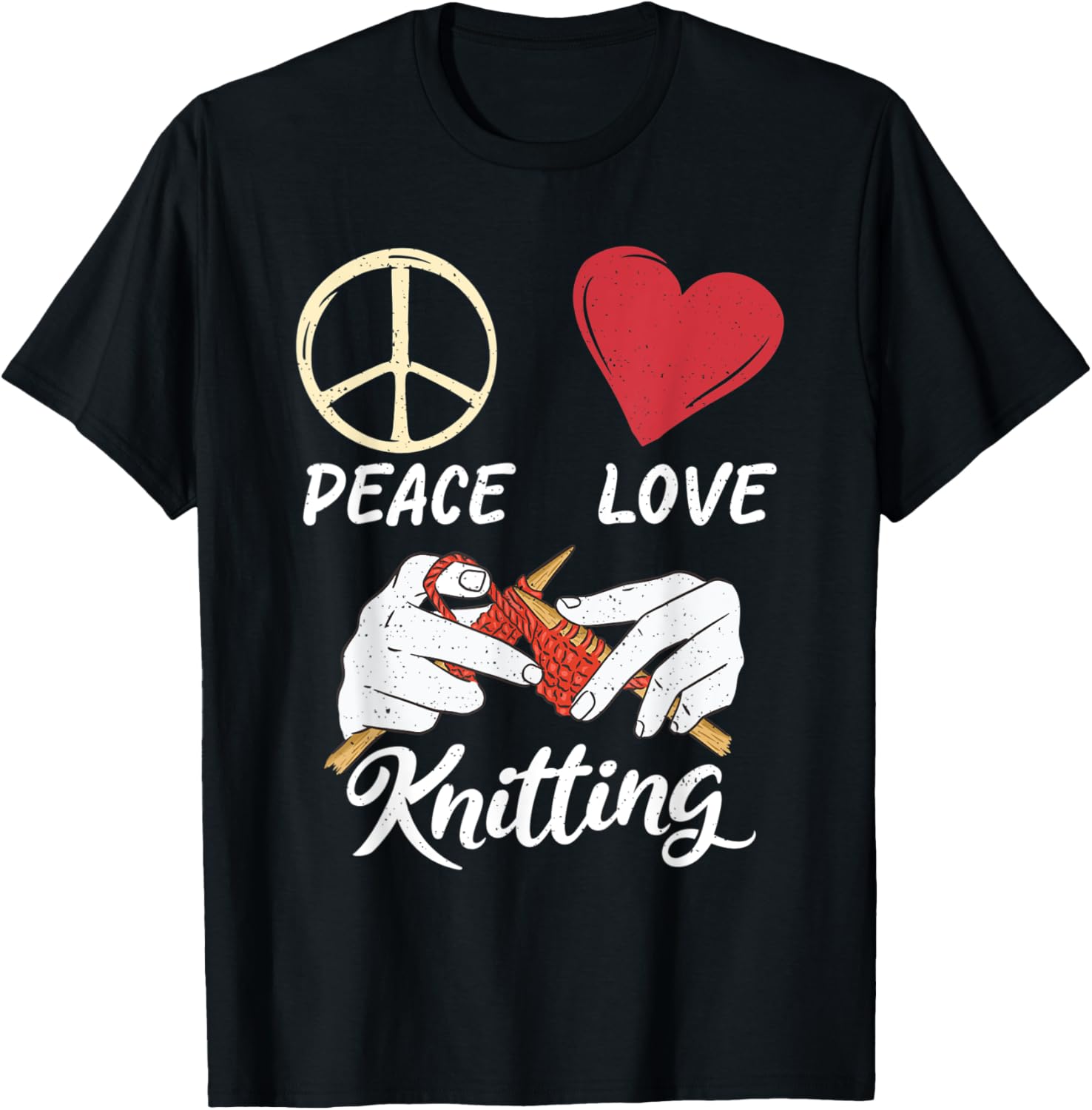 Peace Love Knitting Crocheting Yarn Knitter Yarn Supply | High Search Volume | Customer Favorite