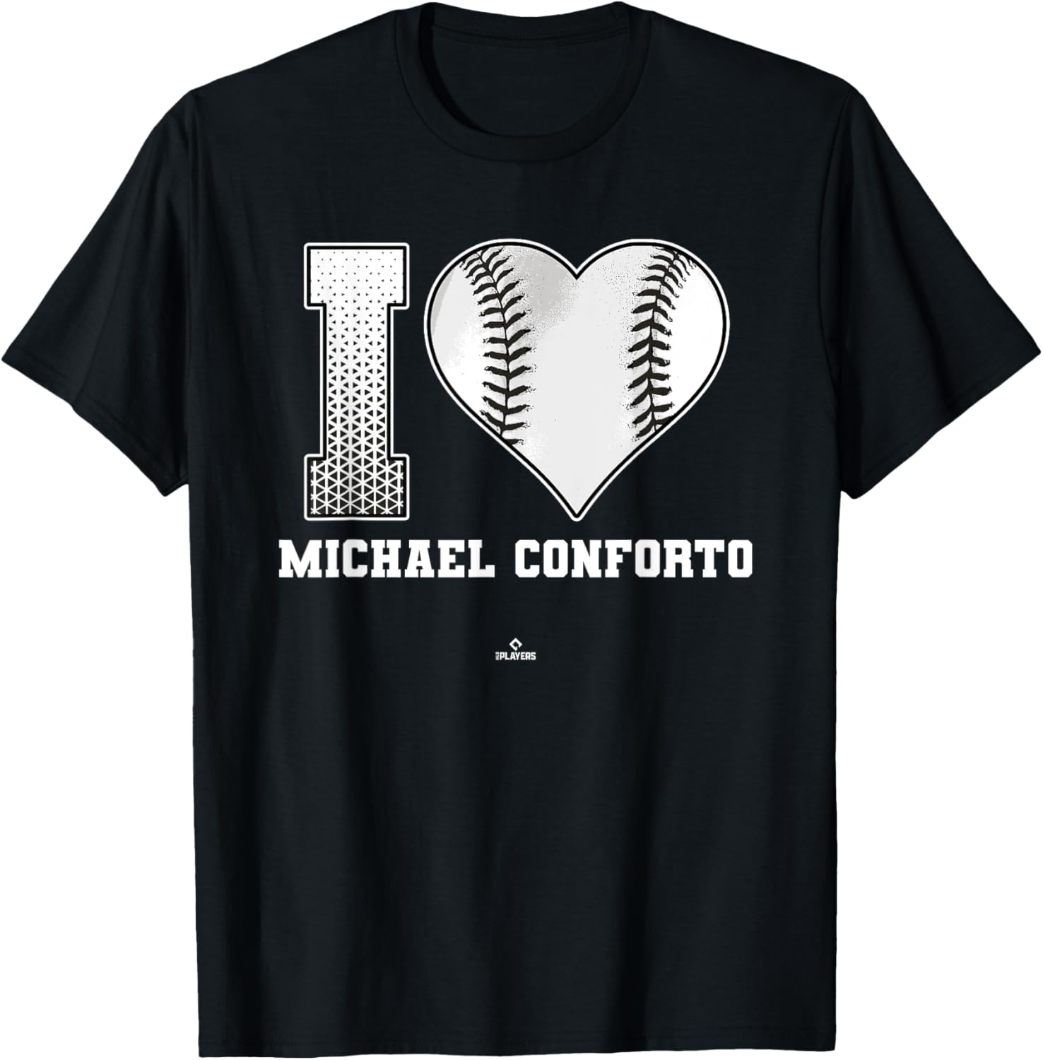 I Heart Baseball Stitch Michael Conforto San Francisco Apparel | US Best Seller