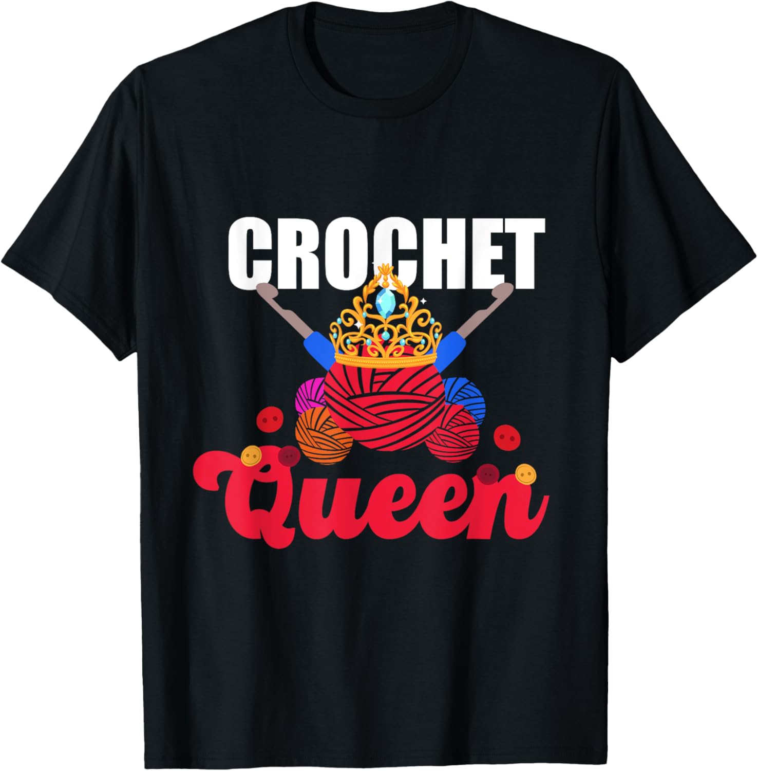 Crochet Queen - Funny Yarn Lover Design Yarn Supply | Trending 2025 | High CTR Title