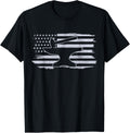 Blacksmith - Hammer Anvil USA Flag Knife Maker Steel Gift T-Shirt | Premium Quality | Perfect Gift Idea