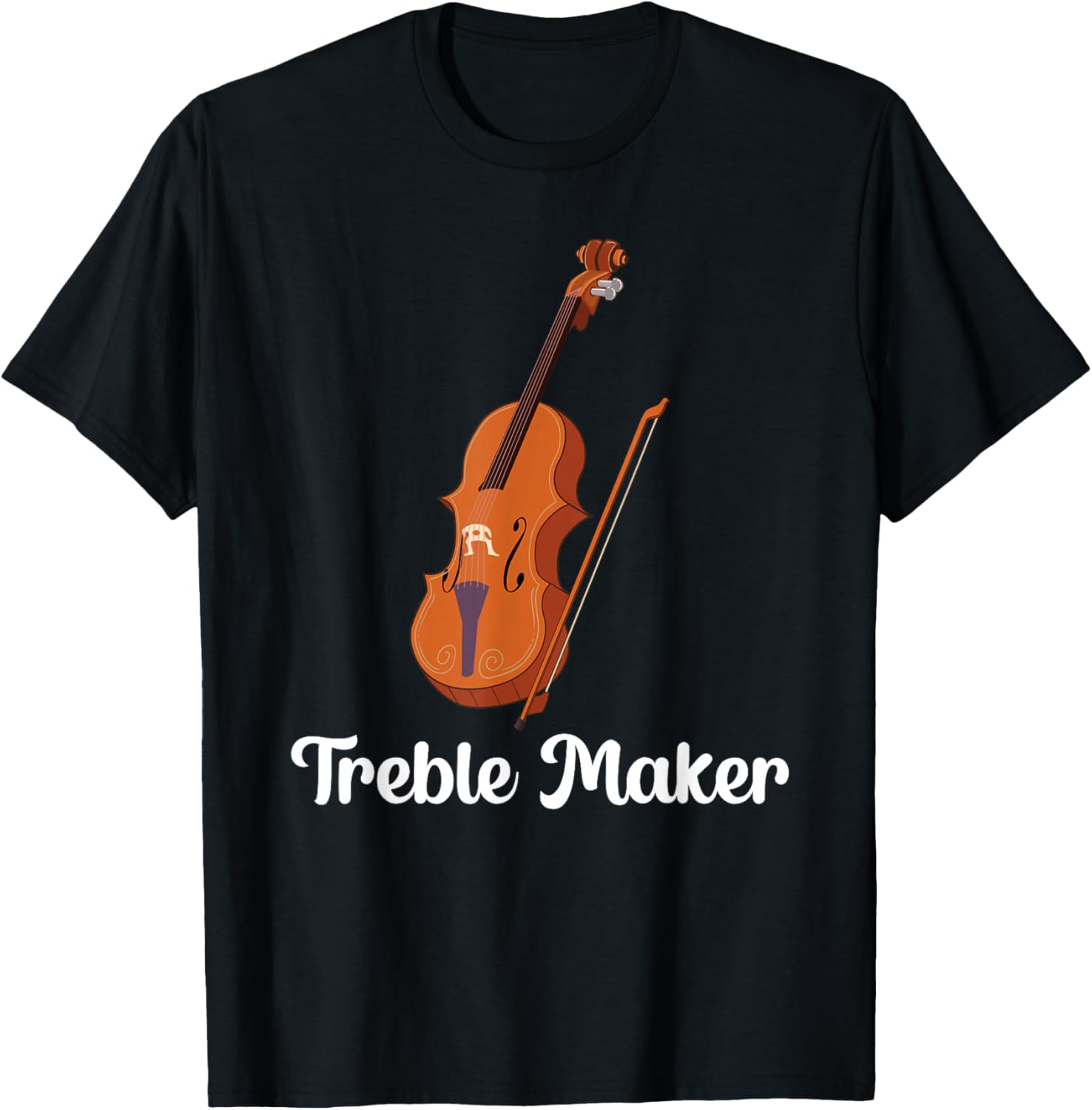 Treble Maker Violin Shirt T-Shirt | US Viral Style | Comfort Daily Wear