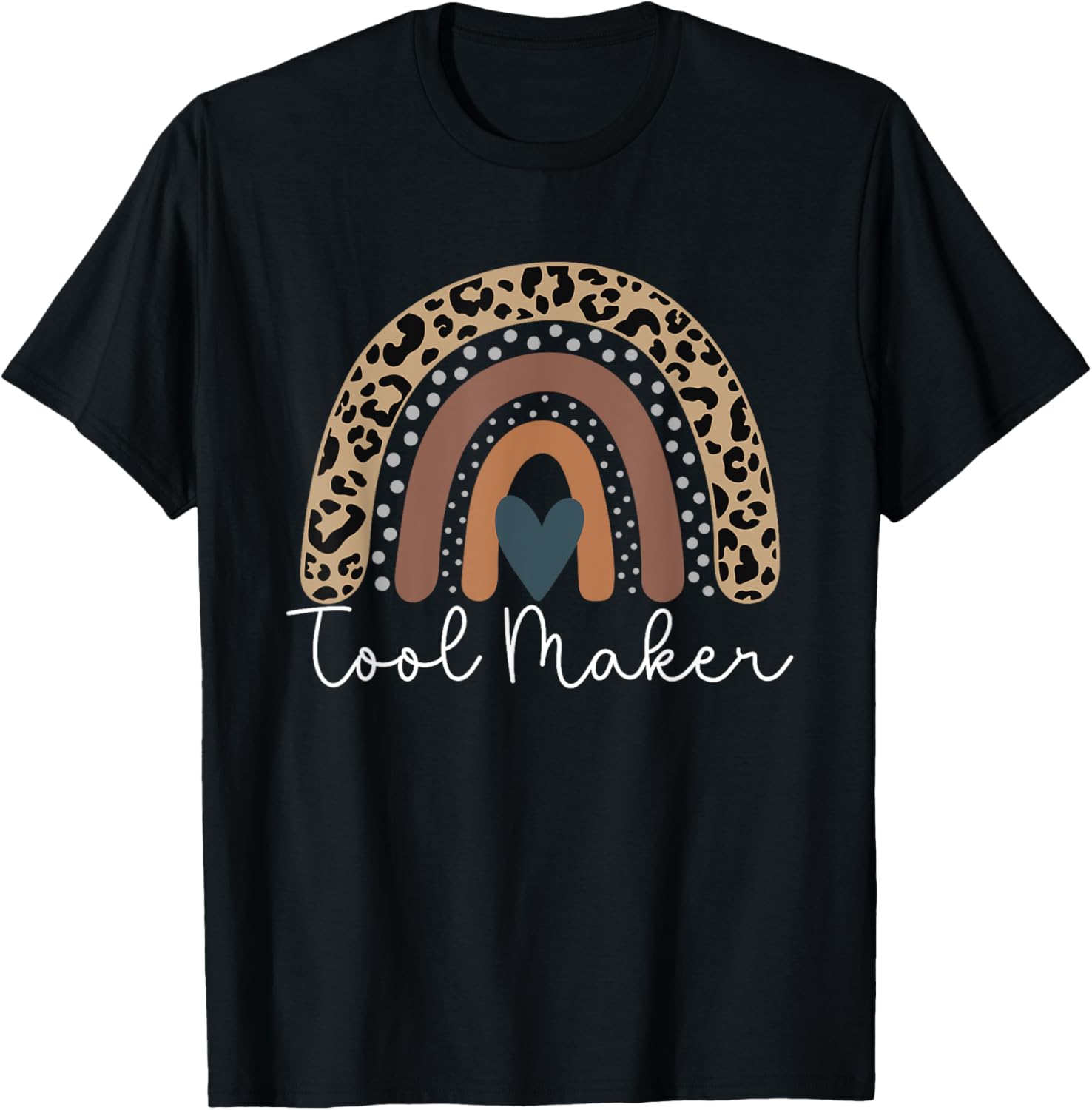 Tool Maker Cute Leopard Boho Rainbow for Tool Maker Squad Apparel | High Search Volume | Must-Have Style