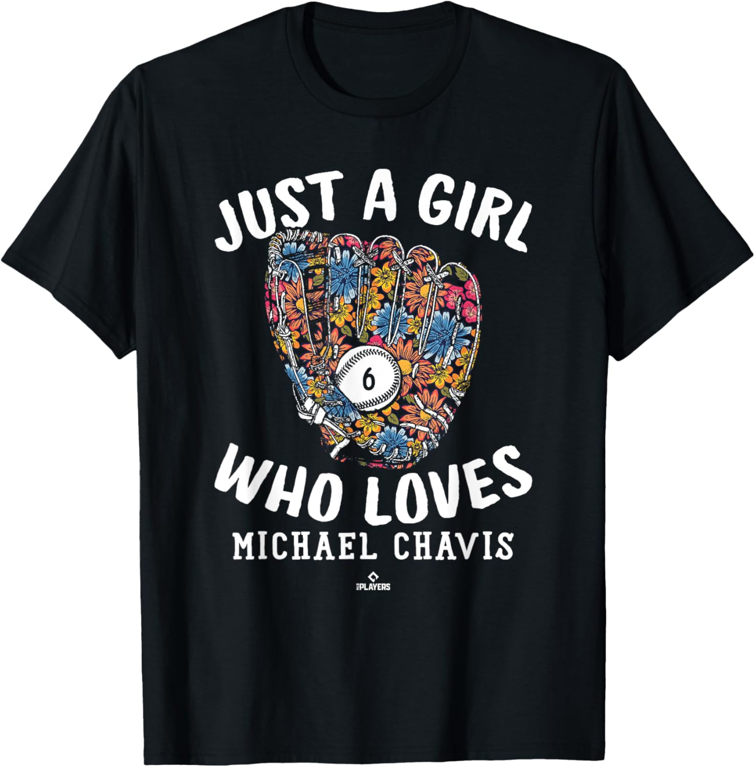 Just A Girl Who Loves Michael Chavis Washington MLBPA Apparel | US Best Seller