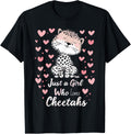 Just A Girl Who Loves Cheetahs Funny Cheetah Gifts Girls Apparel Trending US Best Seller Look