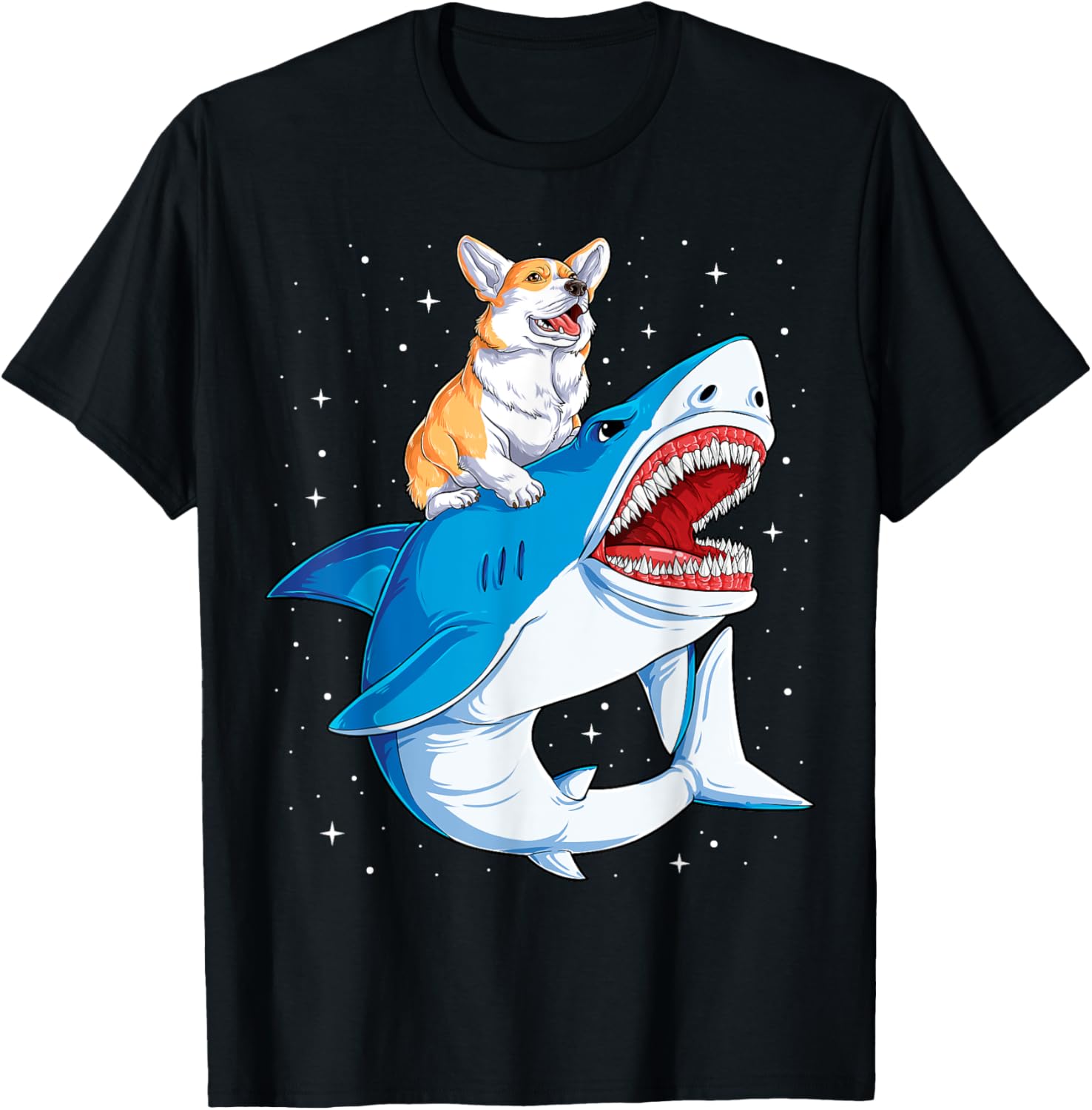 Corgi Shark T shirt Kids Boys Men Space Galaxy Jawsome Gifts T-Shirt | High Search Volume | Top Rated Comfort