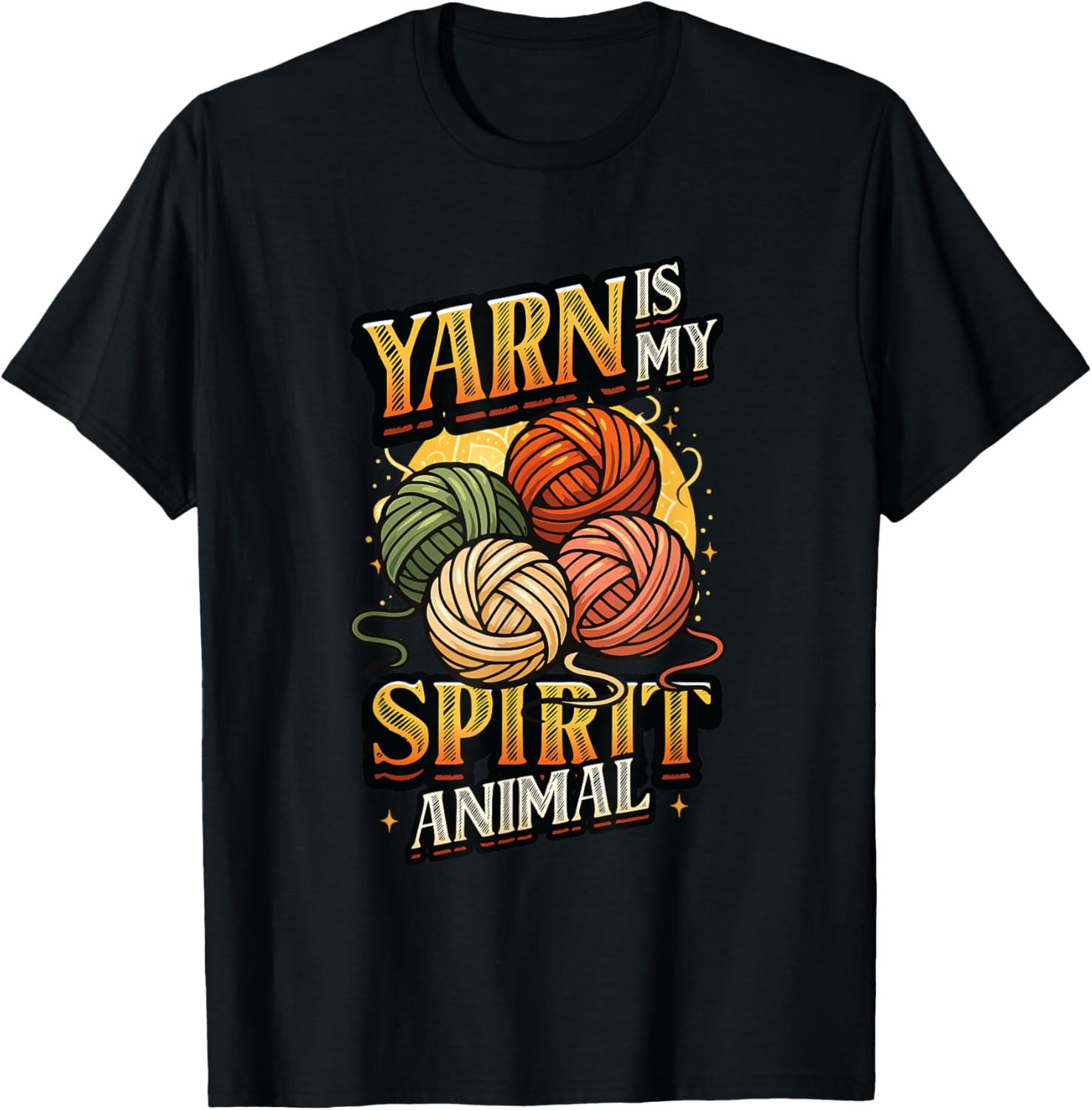 Knitting Chrocheting Yarn Is My Spirit Animal Yarn Lover Yarn Supply | Top Rated | High CTR Title