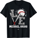 Distressed Baseball Love Michael Arias Chicago Baseball Apparel | Viral Streetwear Style