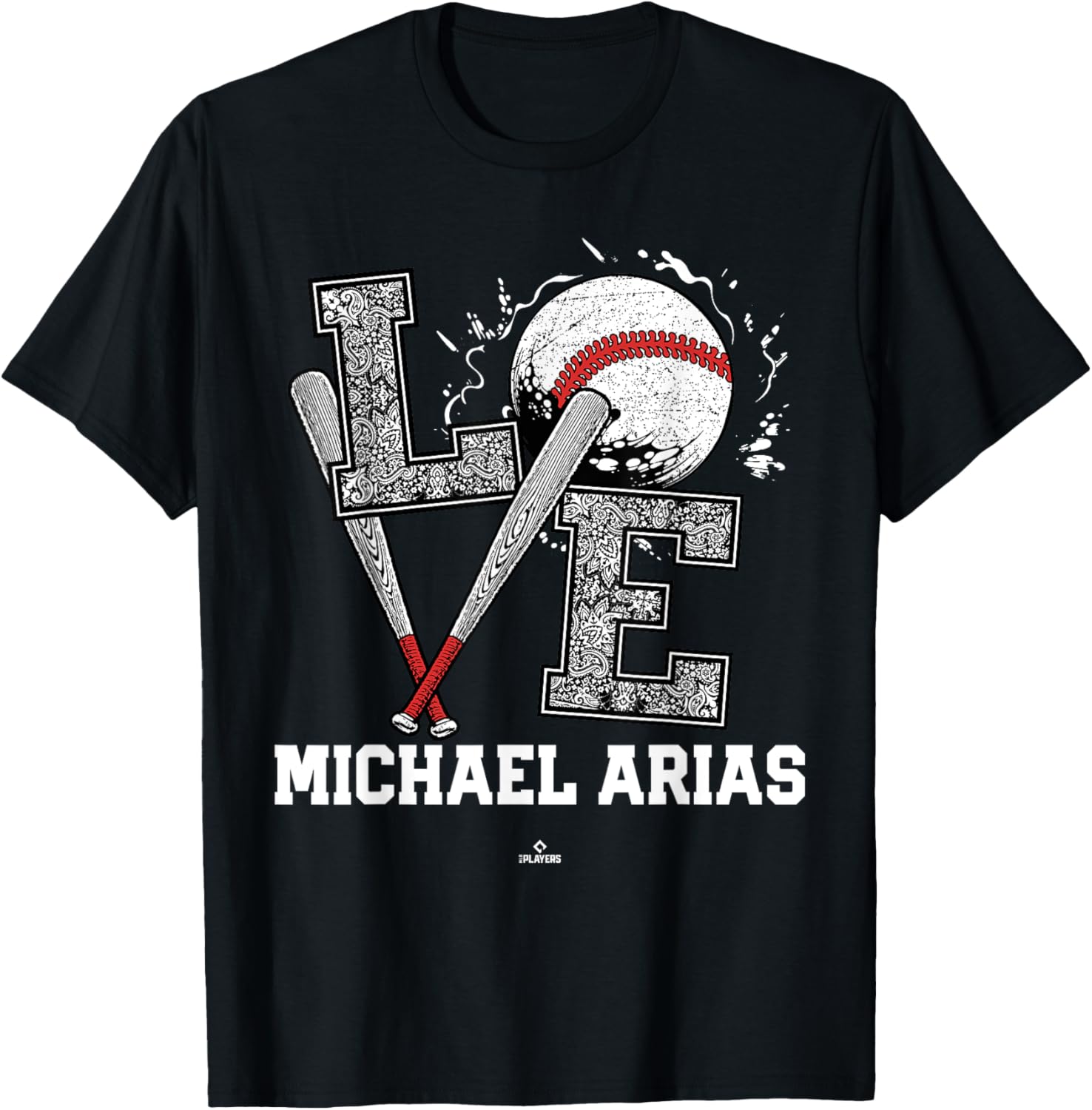 Distressed Baseball Love Michael Arias Chicago Baseball Apparel | Viral Streetwear Style