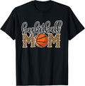 Basketball Mom Leopard Print Cheetah Proud Mom Sport Apparel Comfort Fit Fan Favorite