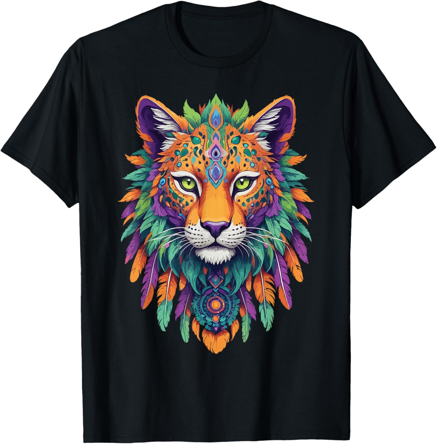 Cheetah Spiritual Mandala Animal Design Apparel High Search Demand US Top Pick