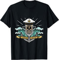 Lanikai Beach Hawaii Sea Captain Pirate Skull Nautical Men Women Kids Apparel | Trending 2025 | Perfect Gift Choice