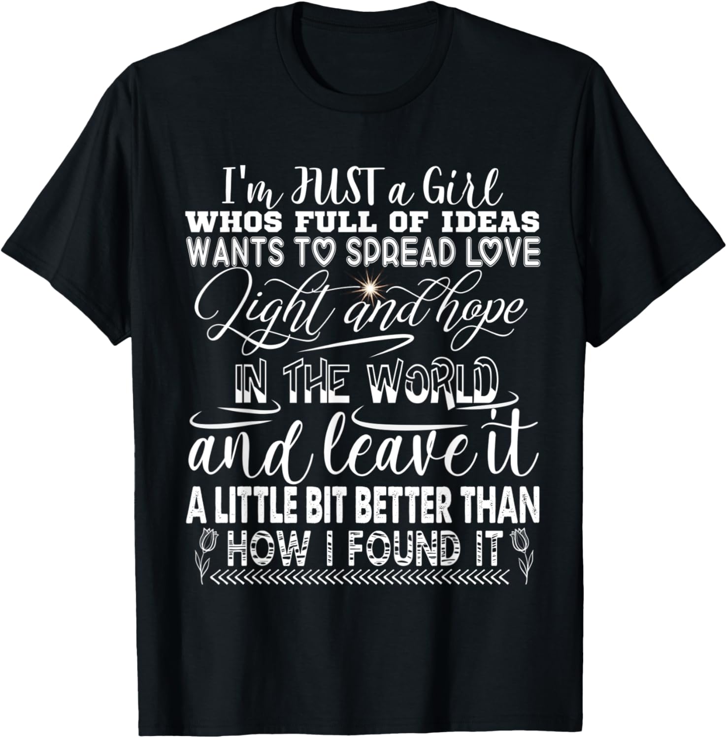 I'm Just a Girl Who Wants the World to be a Better Place Apparel | Top Conversion Title | High CTR Boost