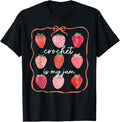 Crochet is My Jam Strawberry Yarn Knitter Knitting Lover Yarn Supply | High Search Volume | High CTR Title