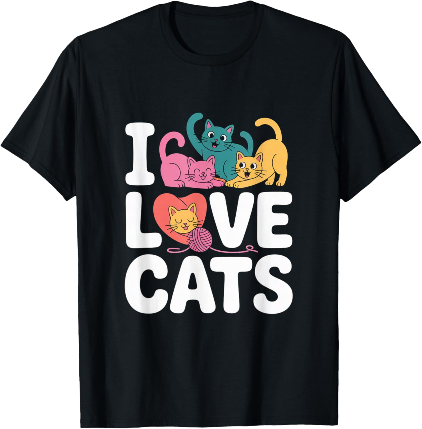 I Love Cats Colorful Cute Kitty Heart Yarn Yarn Supply | Premium Quality | High CTR Title