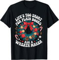 Life's Short Plain Doors Floral Wreath Crafting Wreath Maker Apparel | US Viral Style | Aesthetic Fit