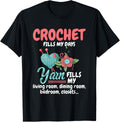 Crochet Yarn Fills My Days Yarn Fills Knitter Crochet Yarn Supply | Top Rated | Best Seller Choice