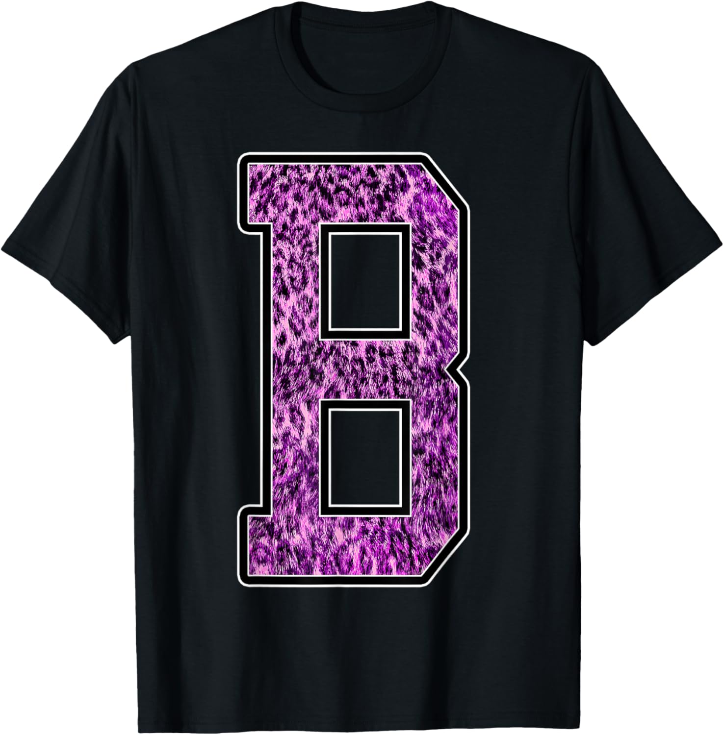 Leopard Cheetah Print Capital Letter B Monogram Initial Pink Apparel Viral TikTok Find US Top Pick