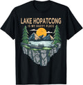 Fishing Boating Camping - My Happy Place Lake Hopatcong Apparel | Bestseller Style | Daily Wear Essential