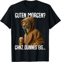 Guten Morgen Ganz Thin Ice Cream Morgenmuffel Coffee Cheetah Men Women Kids Apparel Trending US Gift Ready