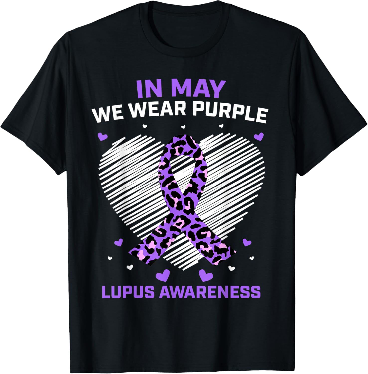 Cheetah Print In May We Wear Purple Lupus Awareness Month Apparel Viral TikTok Find Everyday Wear
