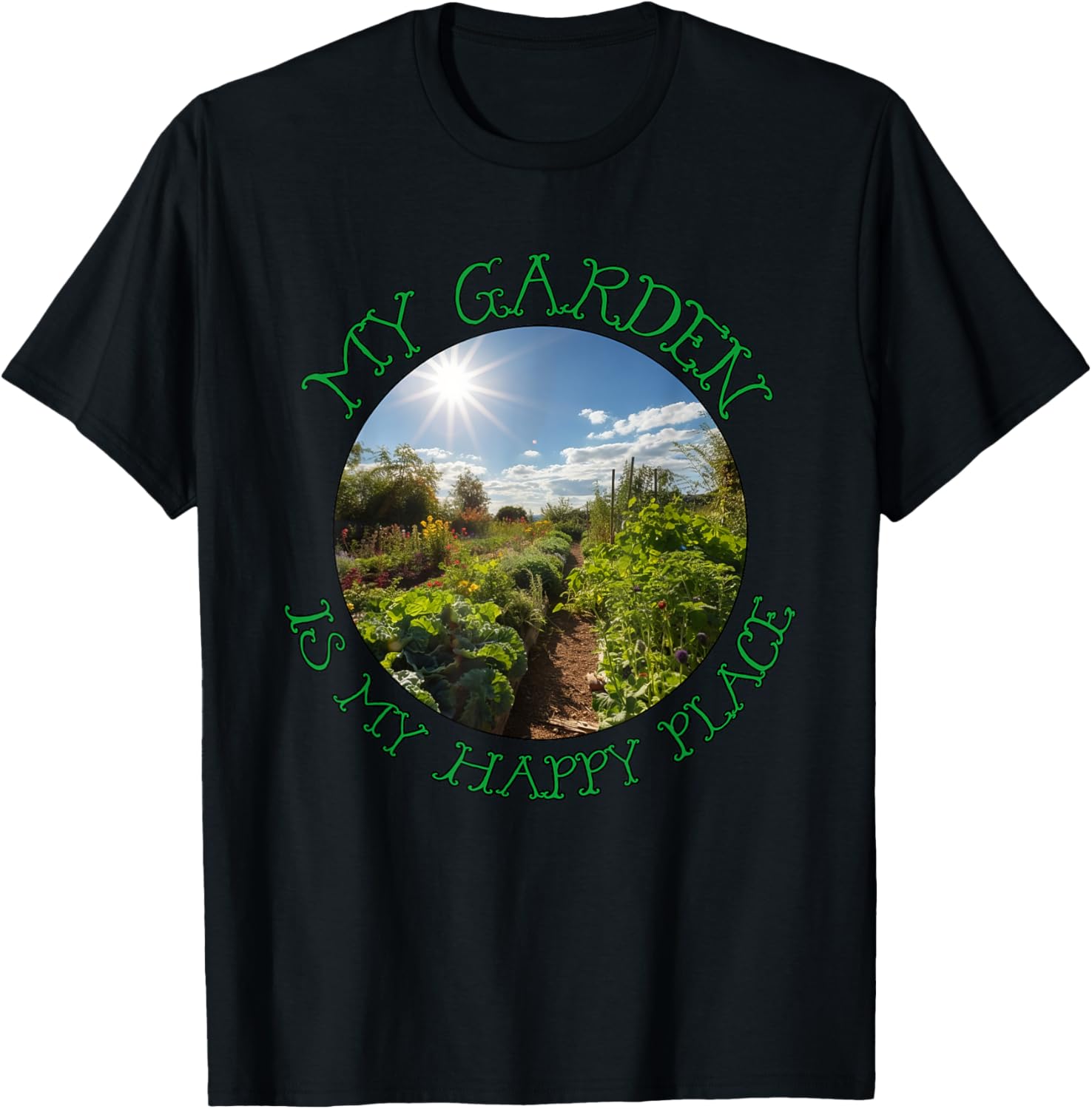 My Garden is My Happy Place Vegetable Garden for nature lov Apparel | US Viral Pick | Top Rated Comfort