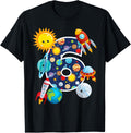 Outer Space 6 Year Old 6th Birthday Party T-Shirt Boys Girls T-Shirt | Trending 2025 | Daily Wear Essential