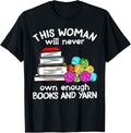 This Woman Will Never Own Enough Books And Yarn Yarn Supply | Premium Quality | High CTR Title
