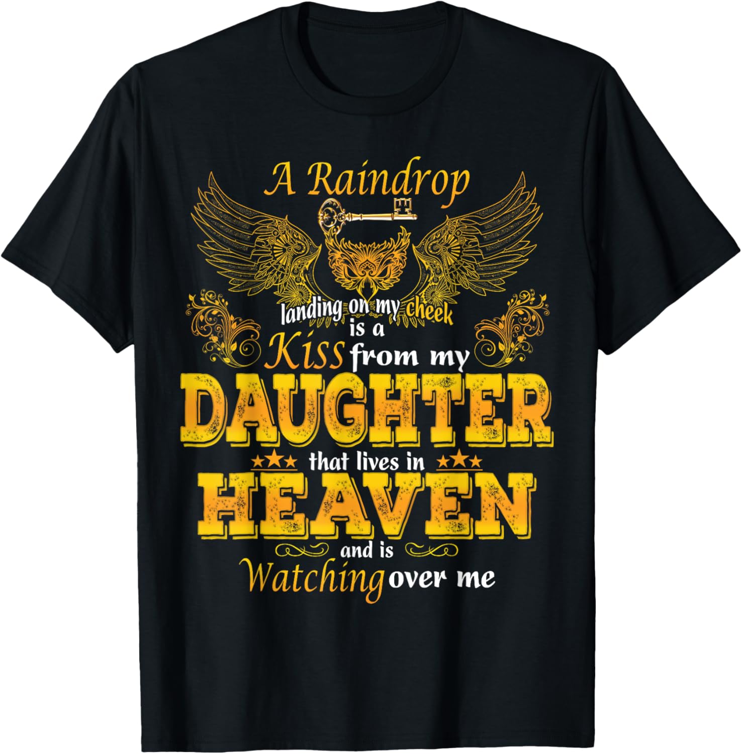 In Memory Of Daughter Angel Know Heaven Beautiful Place Apparel | Bestseller Style | Daily Wear Essential