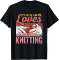 This Girl Loves Knitting Knit Knitter Hobby Yarn Knitting Yarn Supply | Top Rated | Best Seller Choice