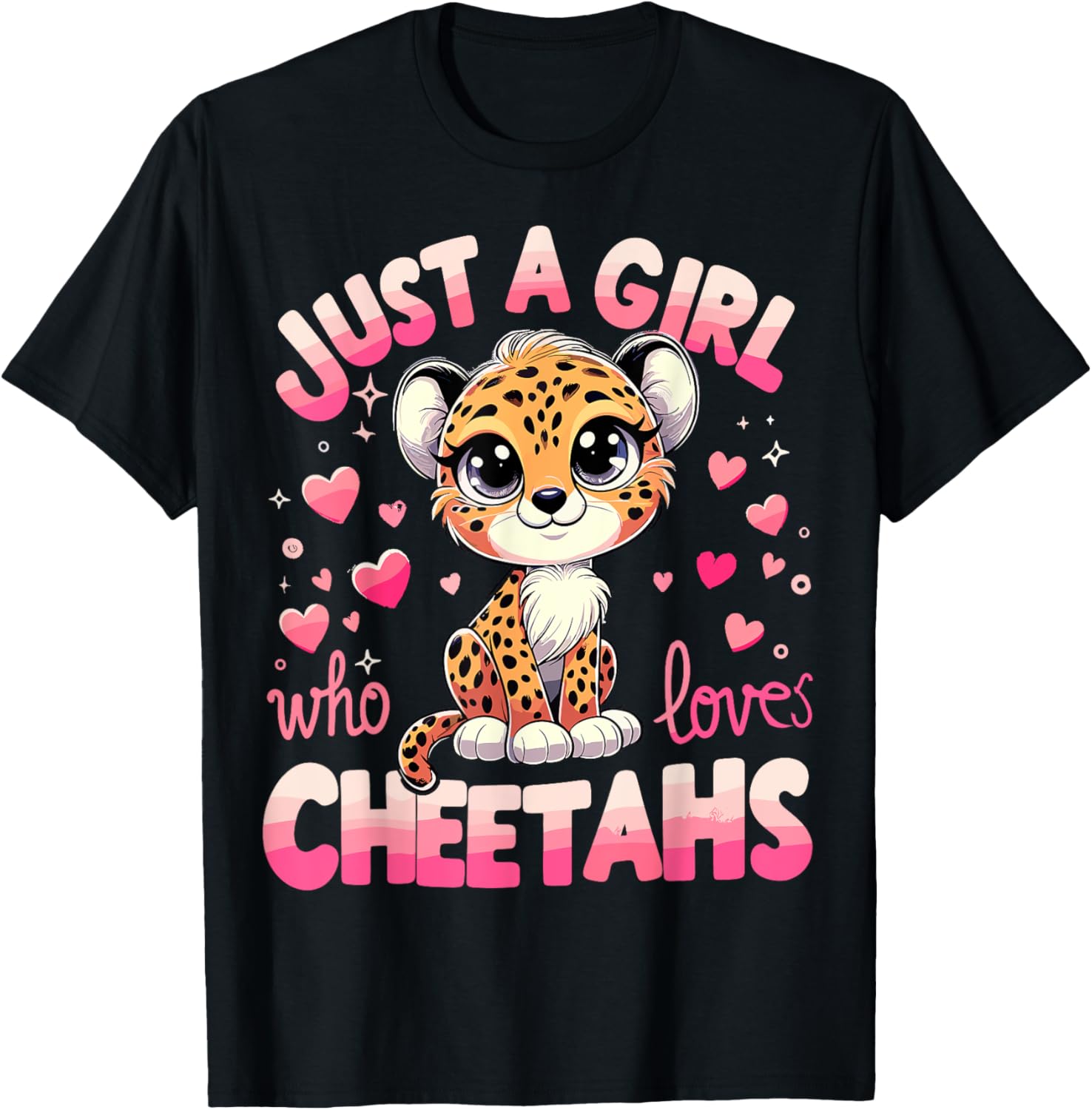 Cheetah Lover Just a Girl Who Loves Cheetahs Apparel Trending US Best Seller Look
