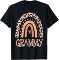 Womens Grammy Life Leopard Rainbow Cheetah Print Grammy Apparel Premium Print Gift Ready