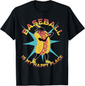 Funny Baseball Is My Happy Place Hot Dog Apparel | Bestseller Style | High CTR Boost