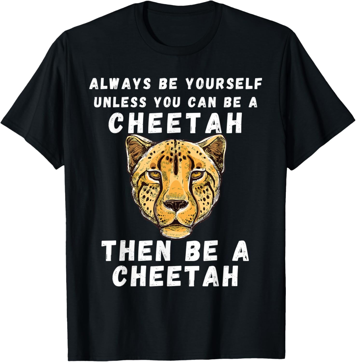Funny Cheetah Vintage Funny Saying Cheetahs Lovers Jokes Apparel Viral TikTok Find Everyday Wear