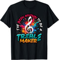 Treble Maker Musician Pun Music Teacher T-Shirt for Men Women Girls Kids T-Shirt | US Viral Style | Perfect Gift Idea