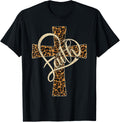 Vintage Faith Christian Men Womens Leopard Cheetah Print Apparel Comfort Fit US Top Pick
