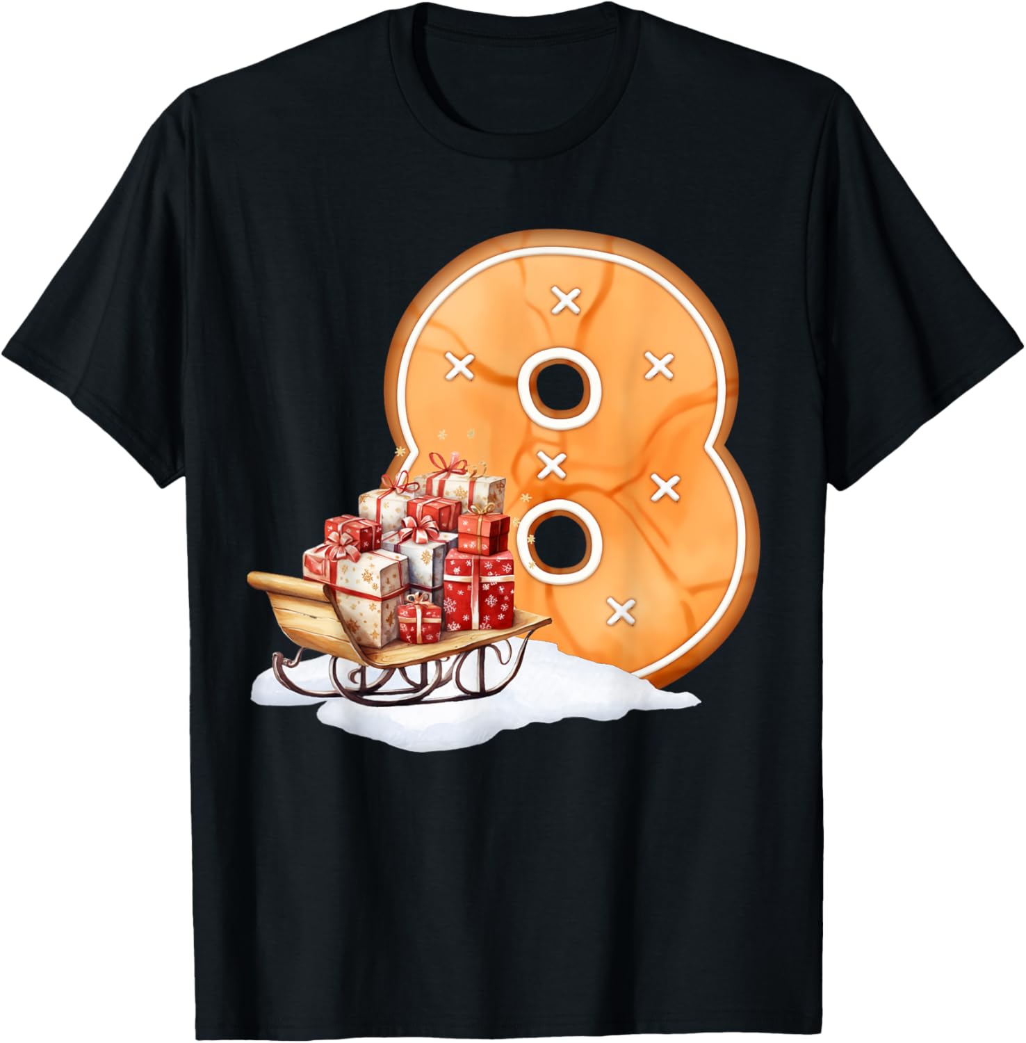 8 Year Old Christmas Gingerbread 8th Birthday Kid Cute Funny Apparel | Trending 2025 | Top Rated Comfort