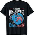Easily Distracted By Cats And Yarn Knitter Knit Knitting Yarn Supply | Premium Quality | High CTR Title