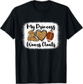 My Princess Wears Cleats Football Mom Leopard Football girl Apparel Viral TikTok Find US Top Pick