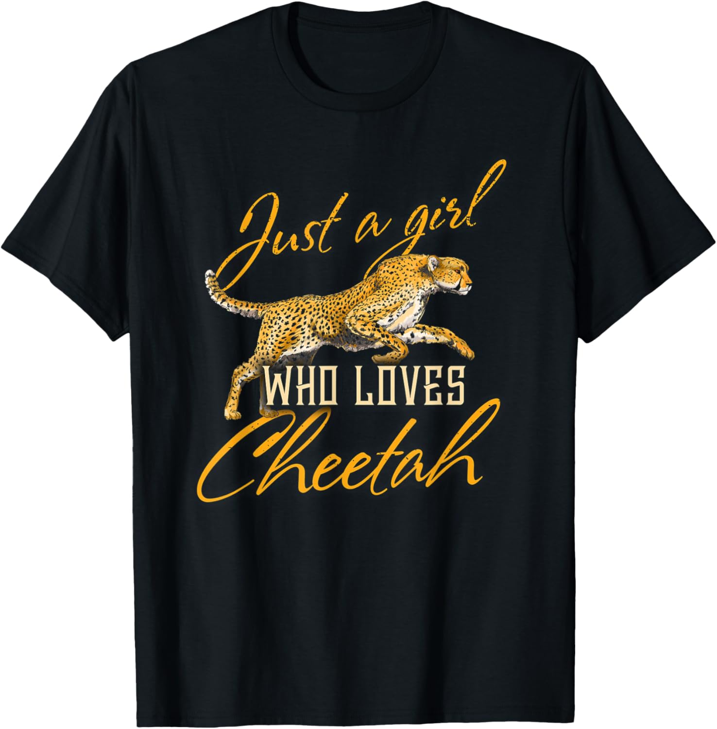Cheetah Girl African Savannah Animals Funny Cheetah Lover Apparel Comfort Fit Hot Right Now
