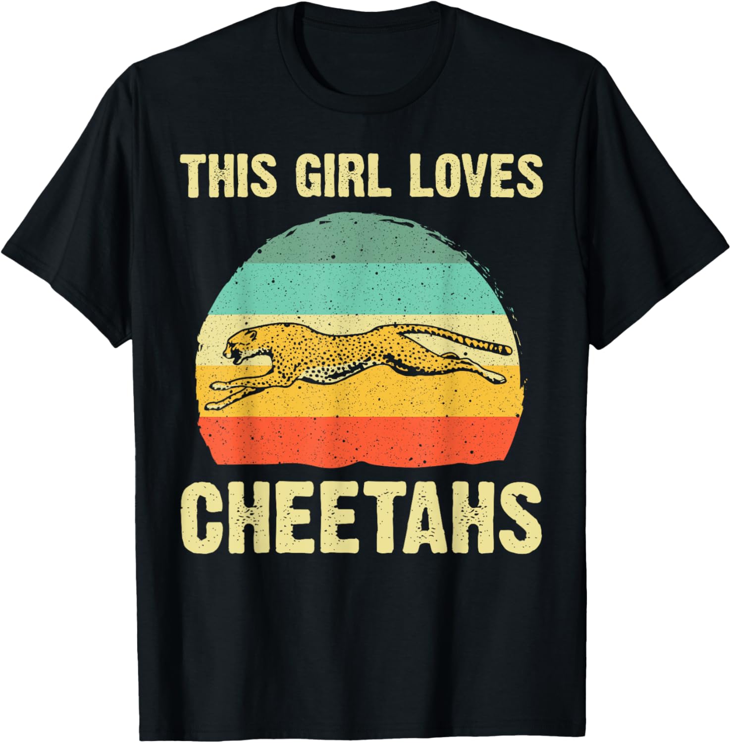 Cool Cheetah For Girls Kids Cat Animal Print Leopard Safari Apparel High Search Demand Gift Ready