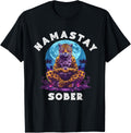 Namastay Sober Cheetah Recovery Support Mediation Nature Apparel Trending US Hot Right Now