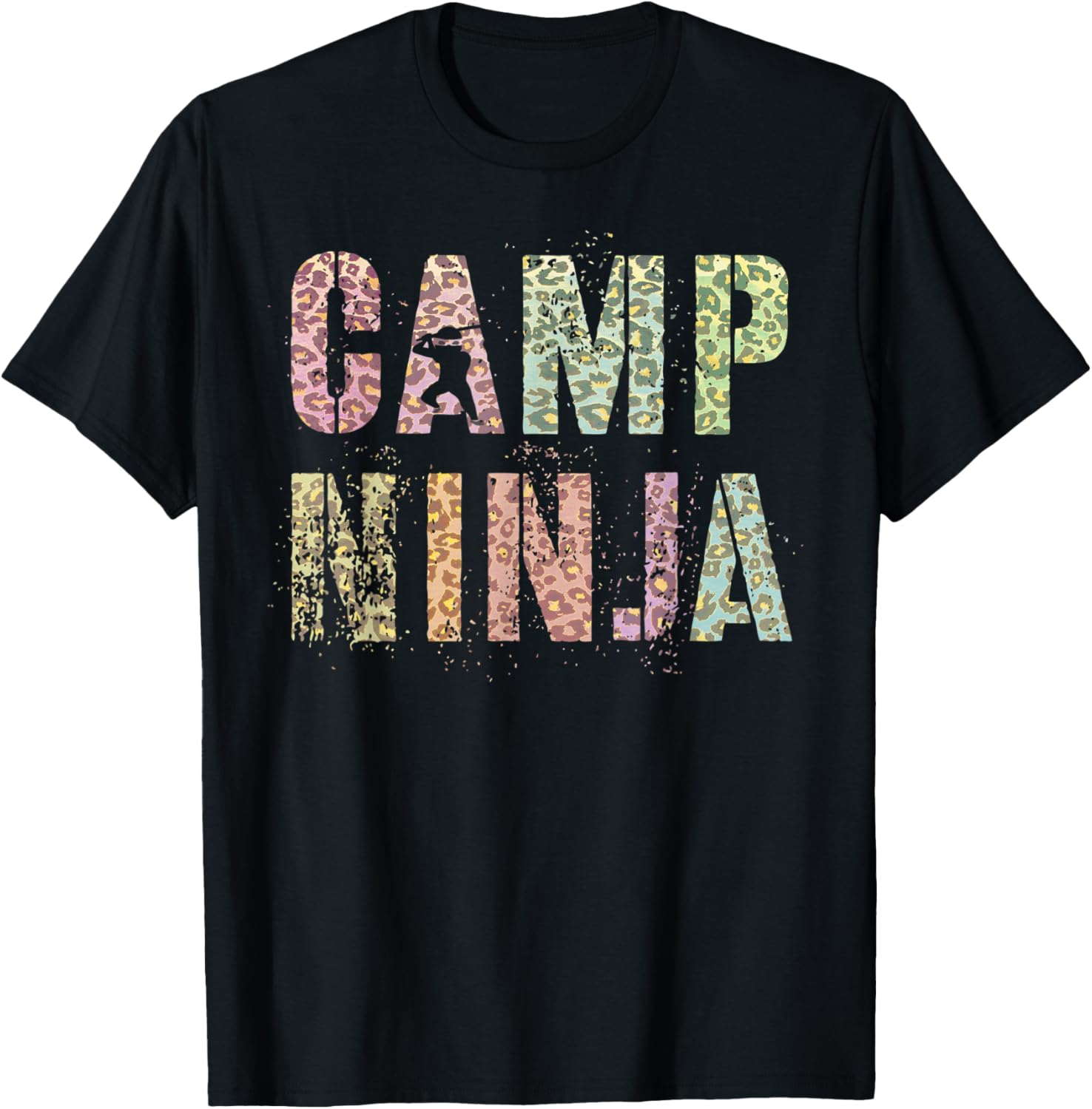 CAMP NINJA Leopard Print Summer Staff Counselor Teacher 2022 Apparel Premium Print Hot Right Now