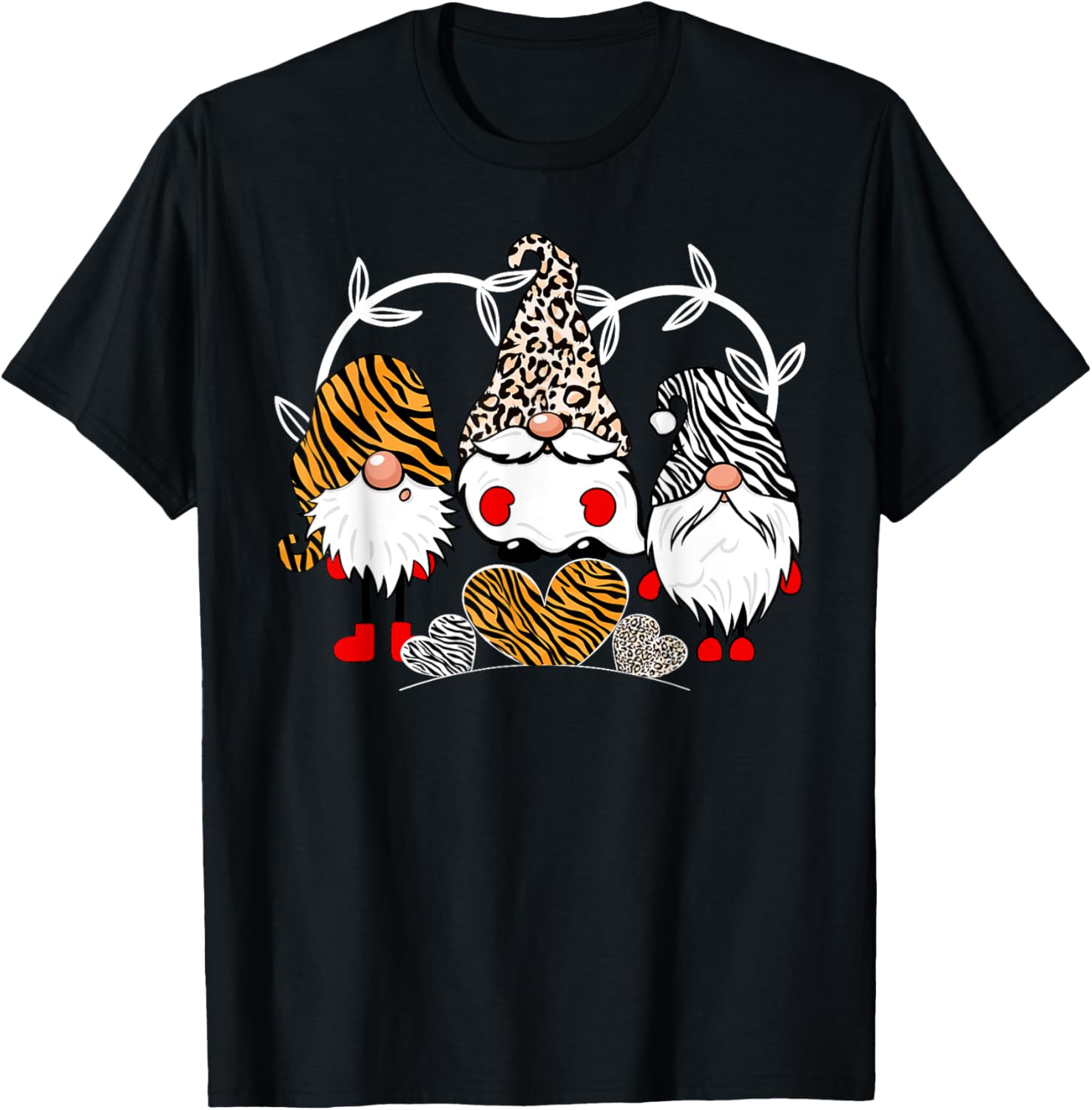 Leopard Zebra Cheetah Tiger Print Heart Gnomes Animal Lover Apparel Comfort Fit Hot Right Now