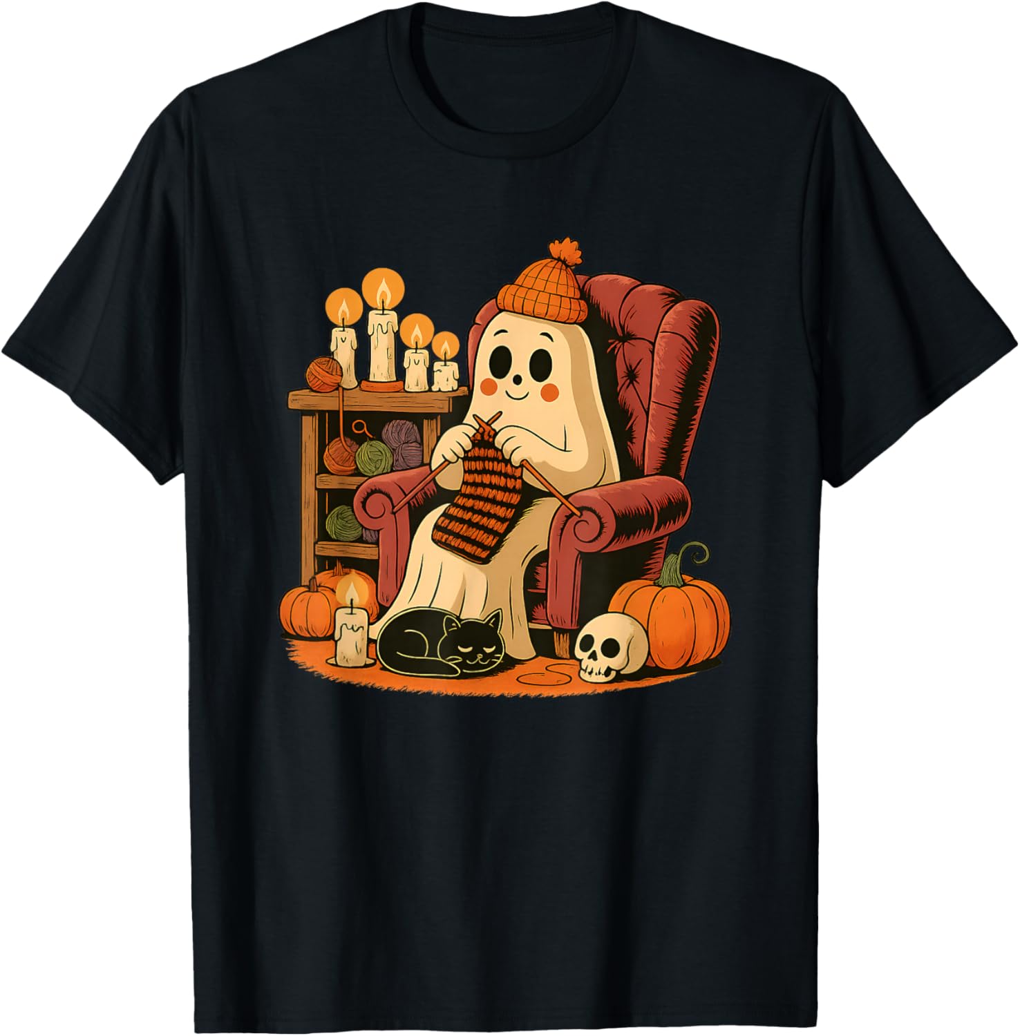 Retro Boo Ghost Yarn Crochet Knitting Halloween Spooky Yarn Supply | High Search Volume | Perfect for Crafters