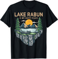 Fishing Boating Camping - My Happy Place Lake Rabun Apparel | US Viral Pick | Customer Favorite