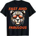 Fast and Fabulous Cool Cheetah Lover Apparel Trending US Everyday Wear