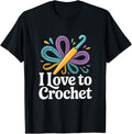 I Love To Crochet Yarn Hook Design Yarn Supply | High Search Volume | Perfect for Crafters