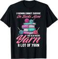 Crochet woman cannot survive on books she also needs yarn Yarn Supply | Premium Quality | High CTR Title